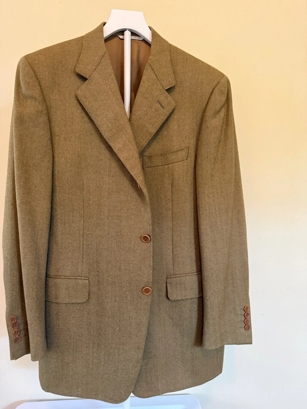 Canali Made in Italy 100% Virgin Wool Sport Coat Blazer – Size 52 (US 42R